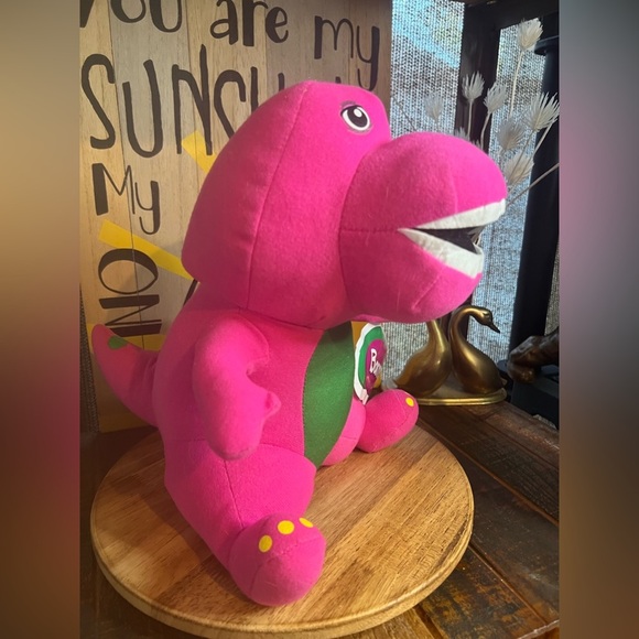 NEW Barney The Dinosaur Toy Factory Plush Purple Stuffed Animal 2021’ ages 3+ - Picture 8 of 17